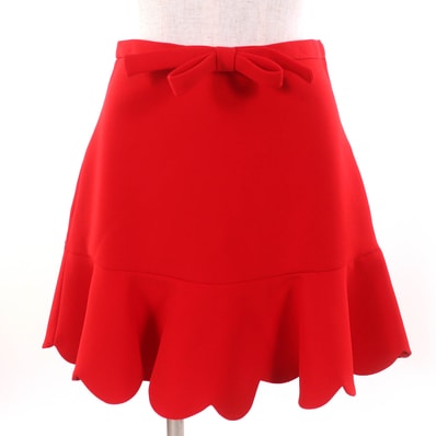 未使用品 ミュウ ミュウ
ミニスカート ROSSO レッド レディース 40 MG1424