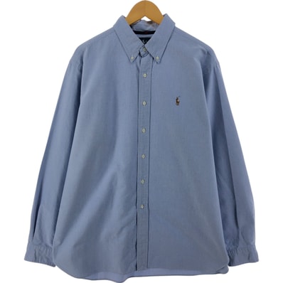 古着 ラルフローレン Ralph Lauren CLASSIC FIT クラシックフィット 長袖 ボタンダウンシャツ メンズXL相当/eaa526279