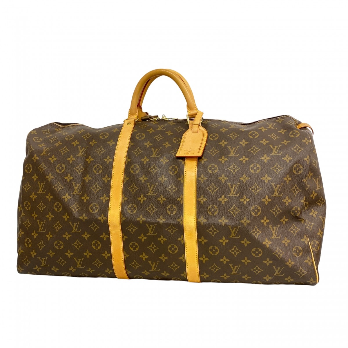 【6dd4880】ルイヴィトン ボストンバッグ モノグラム キーポル60 M41422 ブラウン【中古】メンズ レディース ユニセックス