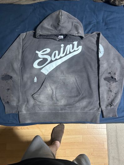 SAINT Mxxxxxx FOCUS HOODIE "Black"