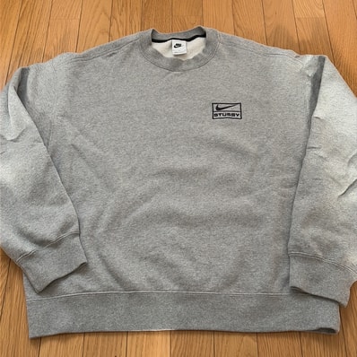 Nike x Stussy NRG BR Crew Fleece "Grey"