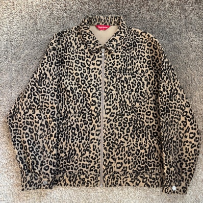 Supreme Moleskin Work Jacket "Leopard"