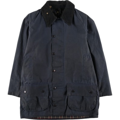 古着 80~90年代 バブアー Barbour BEAUFORT ビューフォート 旧3ワラント オイルド ハンティングジャケット 英国製 C38 メンズM相当 ヴィンテージ/eaa614860