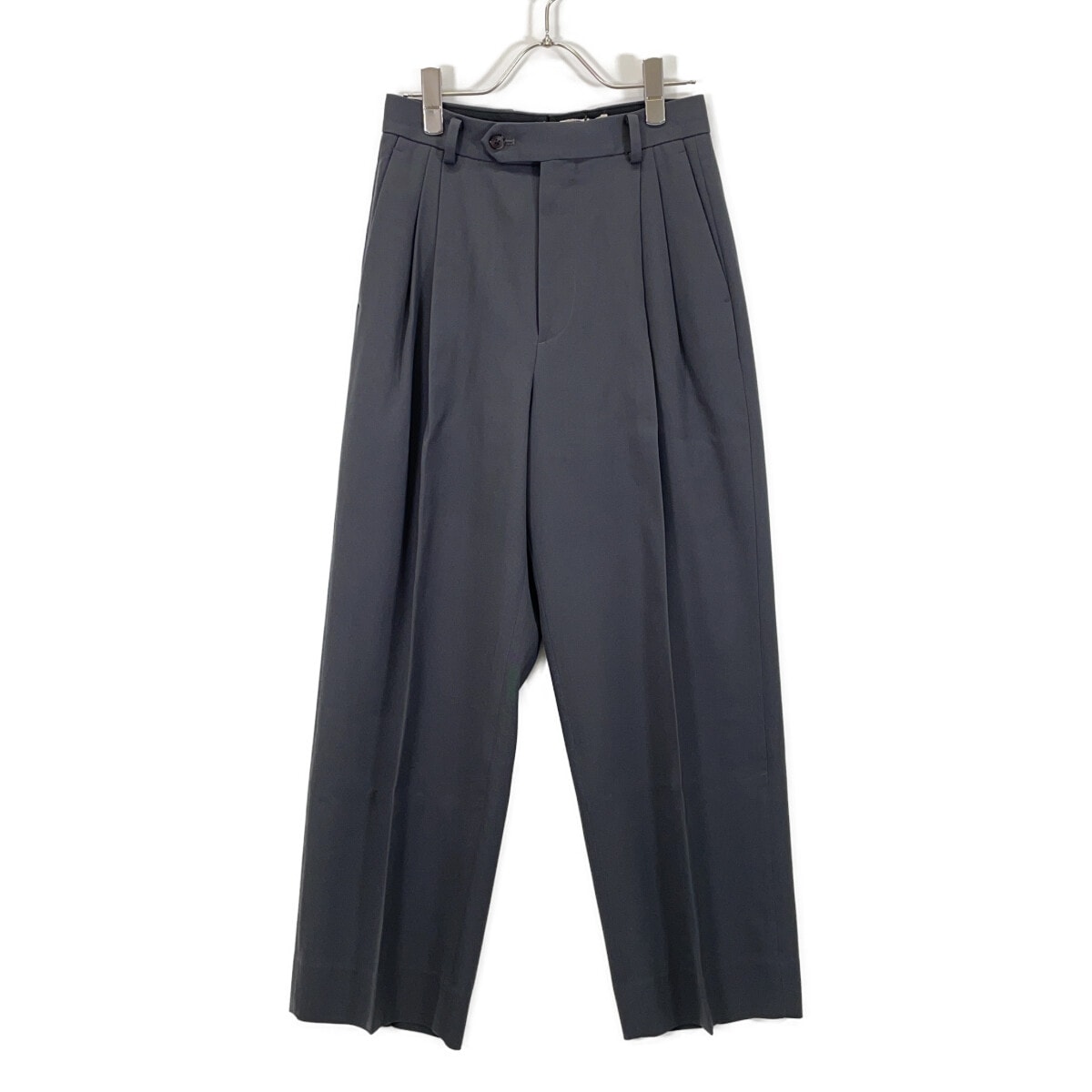 オーラリー A22AP02MG LIGHT WOOL MAX GABARDINE TWO-TUCK SLACKS 3