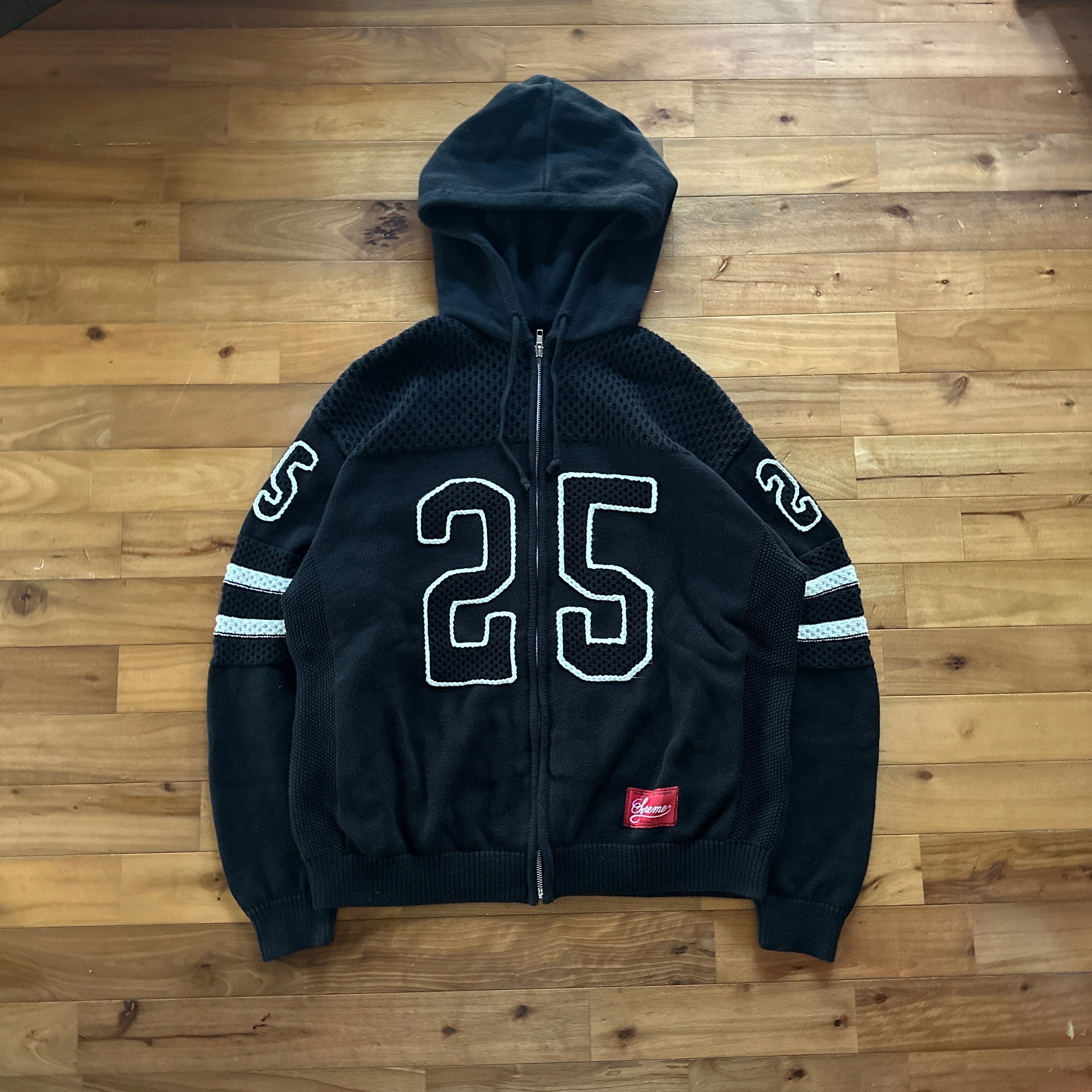 Supreme Sport Zip Up Hooded Sweater "Black"