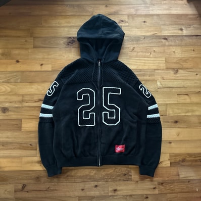 Supreme Sport Zip Up Hooded Sweater "Black"