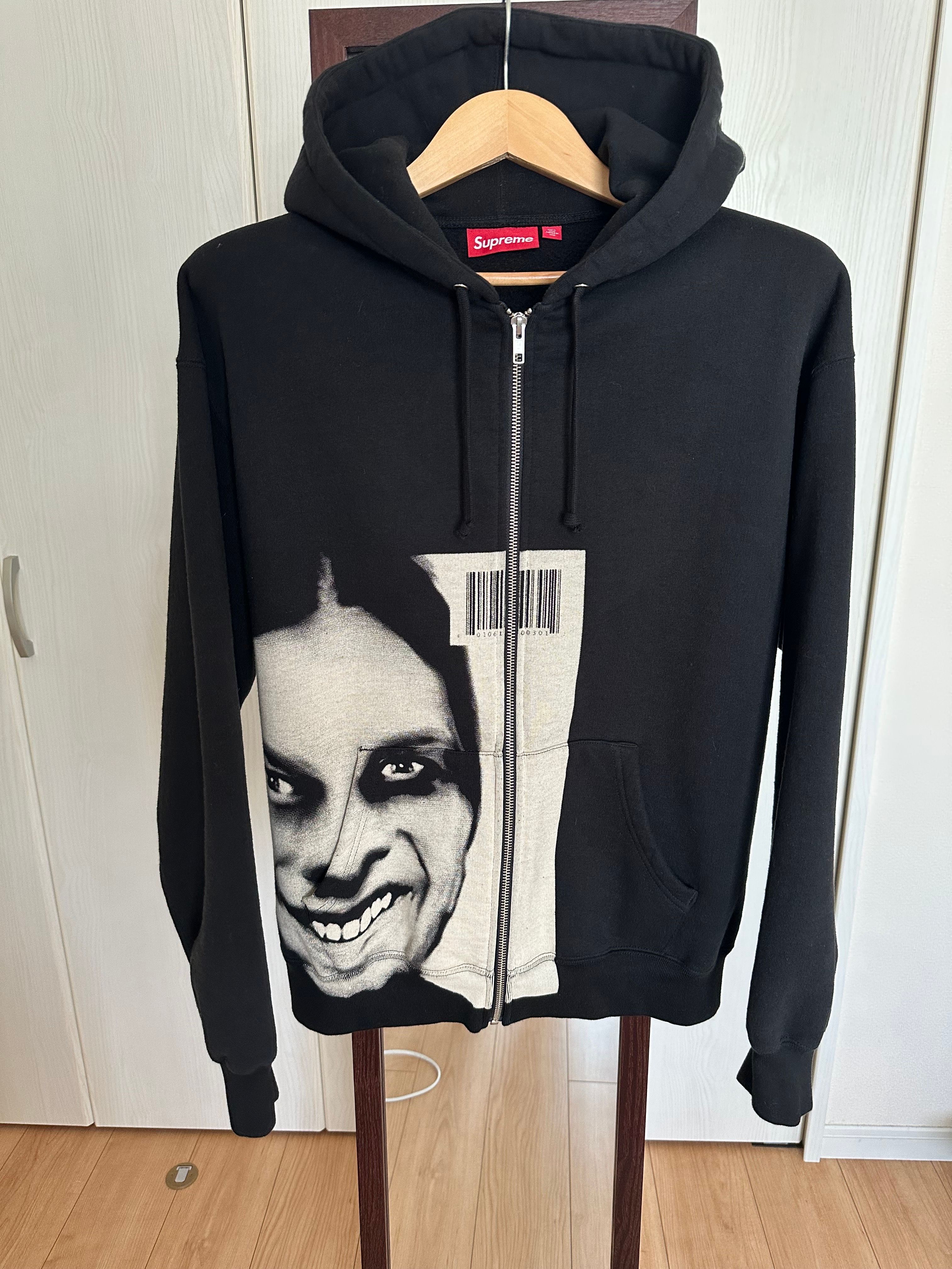 Supreme x Aphex Twin Zip Up Hooded Sweashirt "Black"
