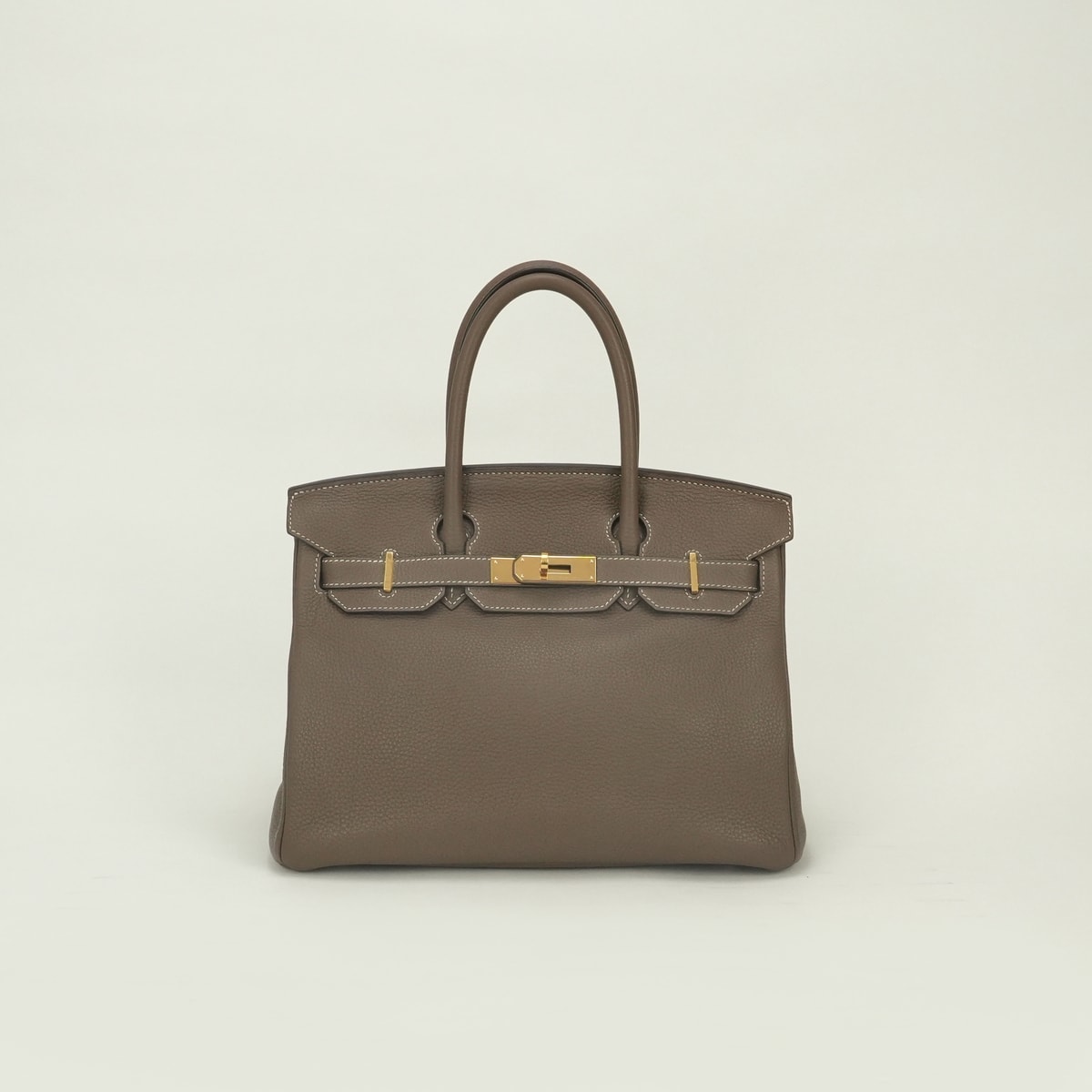 エルメス HERMES バーキン30 バーキン30 バッグ トートバッグ トゴ エトゥープ Etoupe グレー Gray ゴールド金具 ハンドバッグ