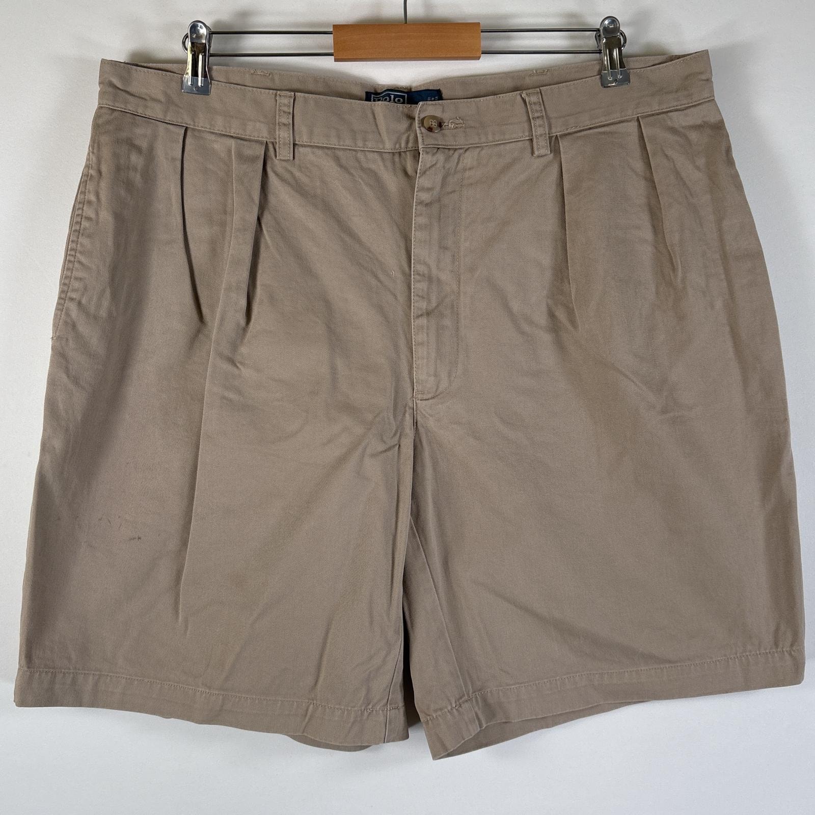古着 90's/90年代 ポロバイラルフローレン Polo by Ralph Lauren ショートパンツ チノパン ポロチノ 大きいサイズ w40 ベージュ系 メンズ