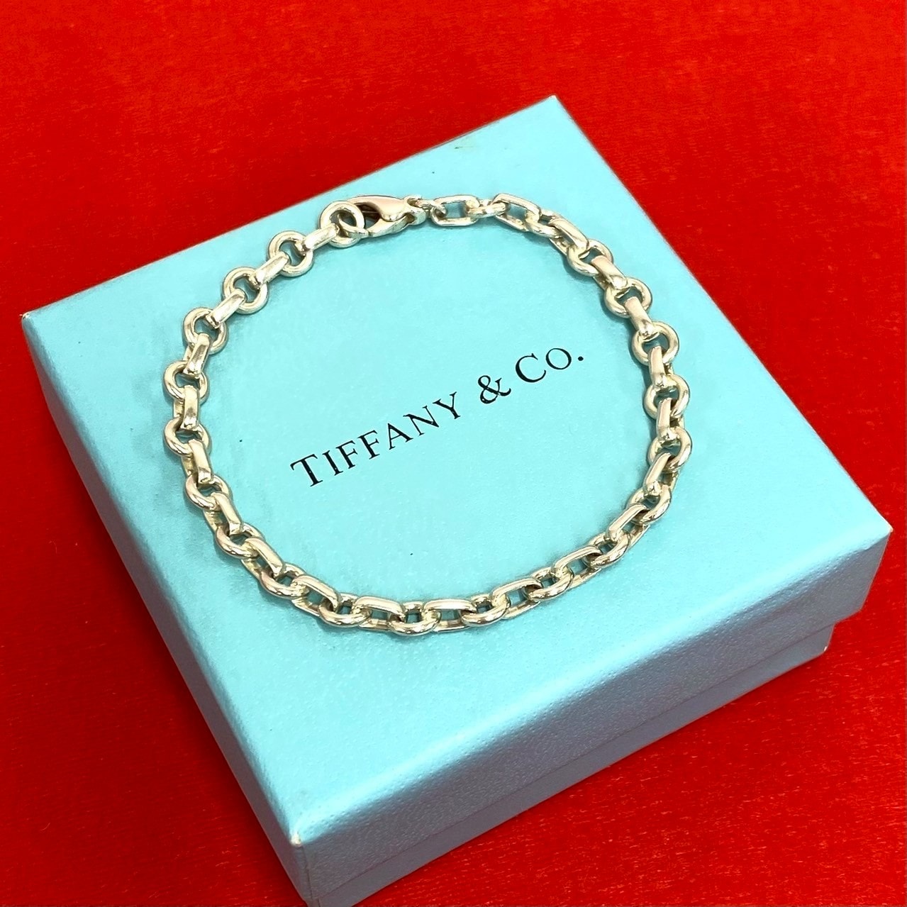 TIFFANY&Co. ティファニー ドーナツ リンクチェーン ブレスレット シルバー925 ブレスレット シルバー
 38266