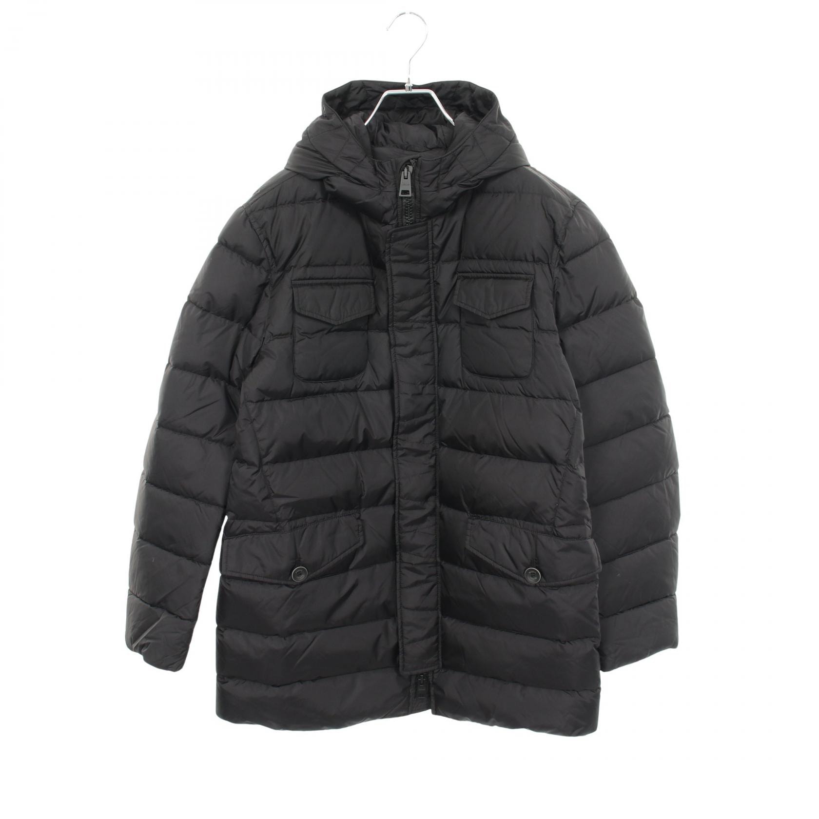 ヘルノ Herno ダウンジャケット 衣料品 アウター ナイロン メンズ ブラック系 PI0191U 【中古】