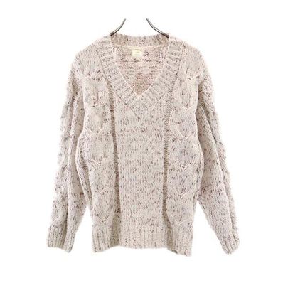 gelato pique 長袖 Vネック ニット