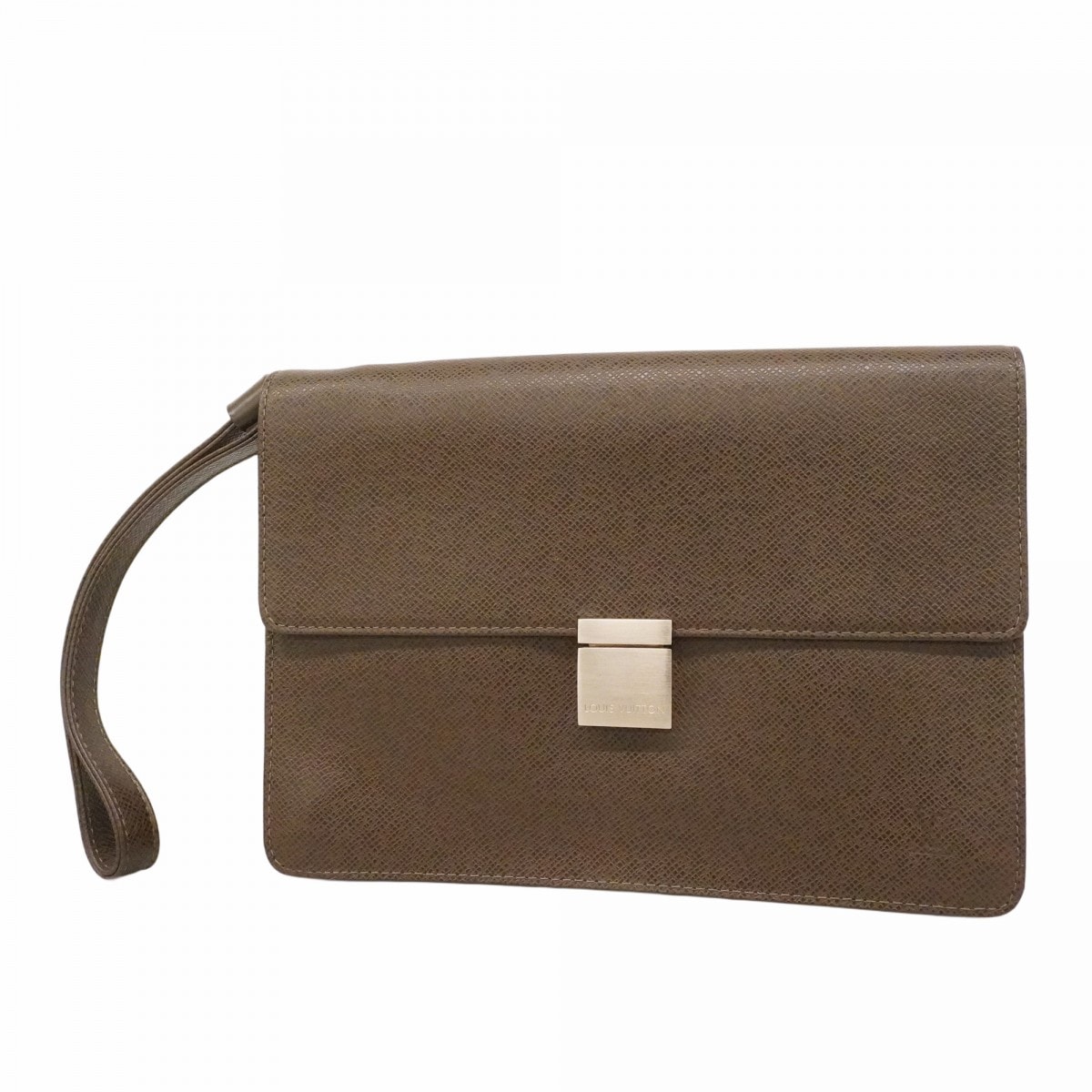 【6dd4149-k】ルイヴィトン クラッチバッグ タイガ セレンガ M30788 グリズリ【中古】メンズ