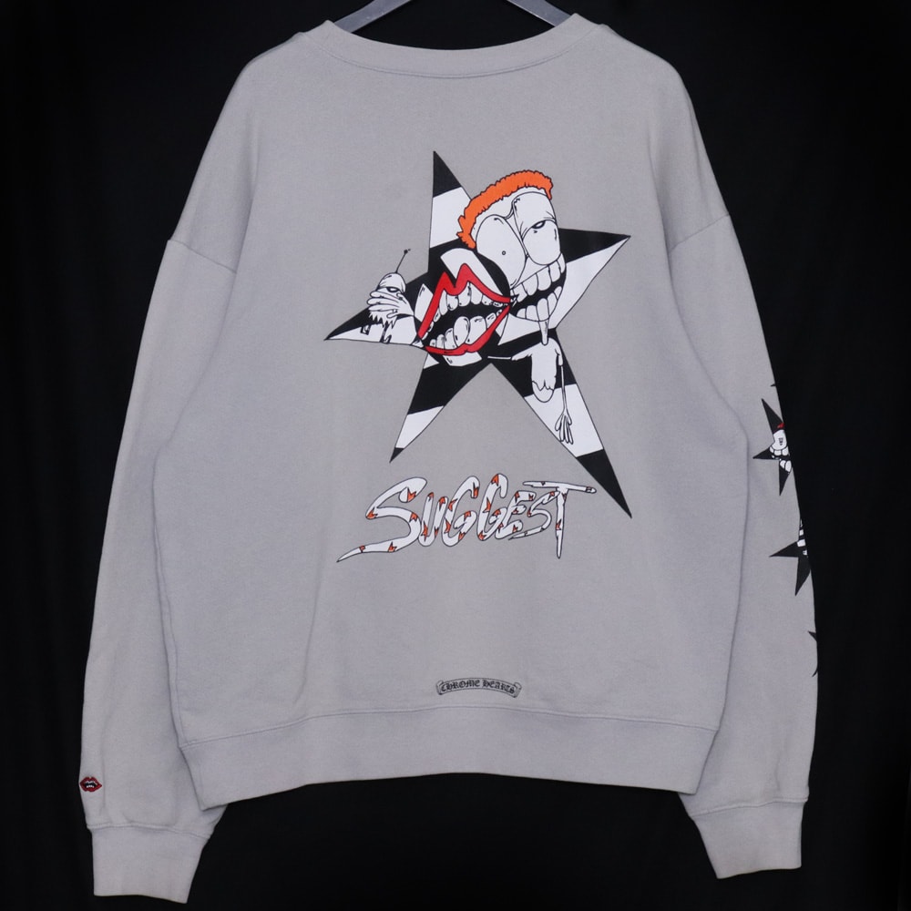 Chrome Hearts Matty Boy Suggest Crew Sweat "Grey"