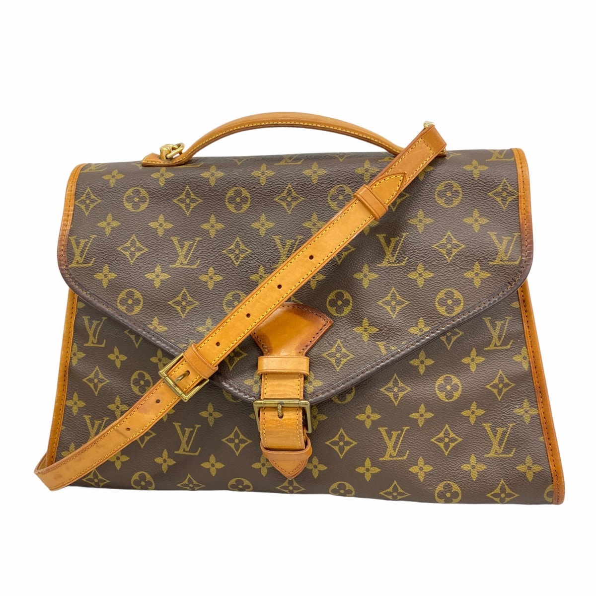 ★最終価格【6cd5176-k】ルイヴィトン ハンドバッグ モノグラム ビバリー M51120 ブラウン 2wayバッグ【中古】レディース