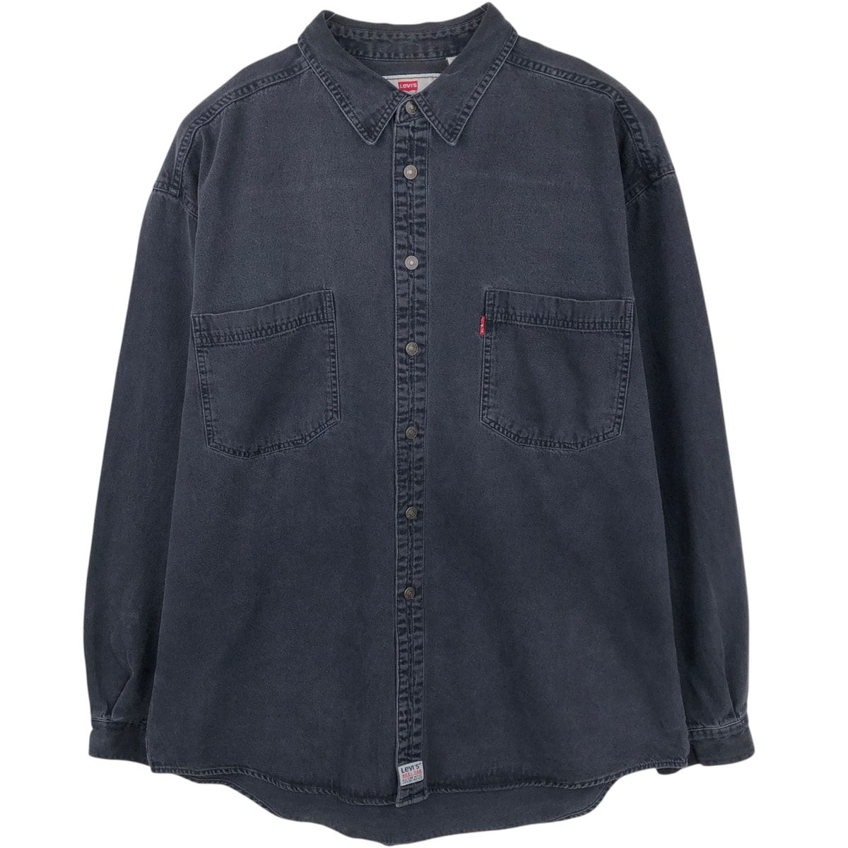 古着 リーバイス Levi's 長袖 デニムシャツ メンズXL相当/eaa678290