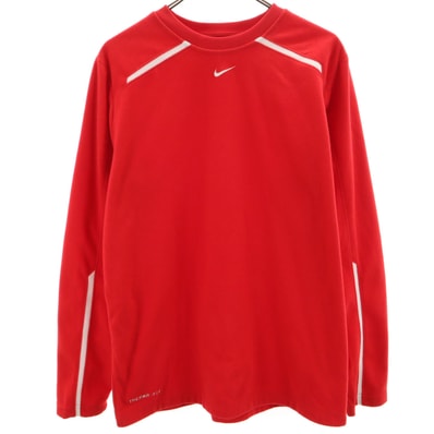 NIKE ナイキ 長袖 フリース トレーナー S レッド