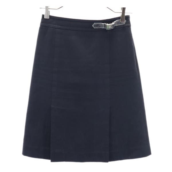BURBERRY BLUE LABEL バーバリーブルーレーベル 三陽商会 ミニ丈 スカート 36 黒