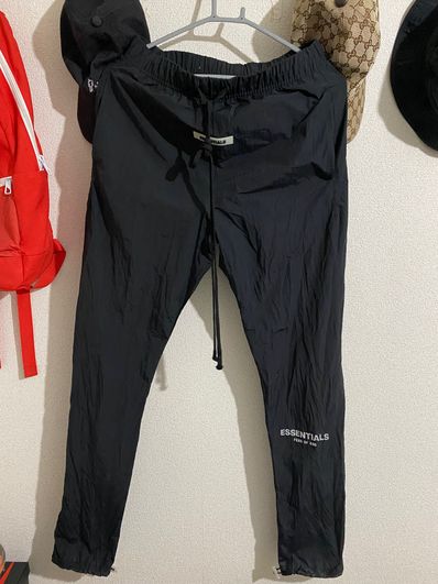 FEAR OF GOD ESSENTIALS Nylon Track Pants "Black"
