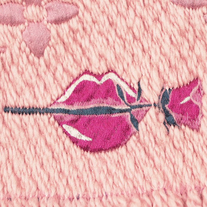 ルイヴィトン エシャルプ・ロゴマニア アラフォリ マフラー バレンタイン限定 B (目立った傷や汚れなし)】LOUIS VUITTON ルイ・ヴィトン マフラー