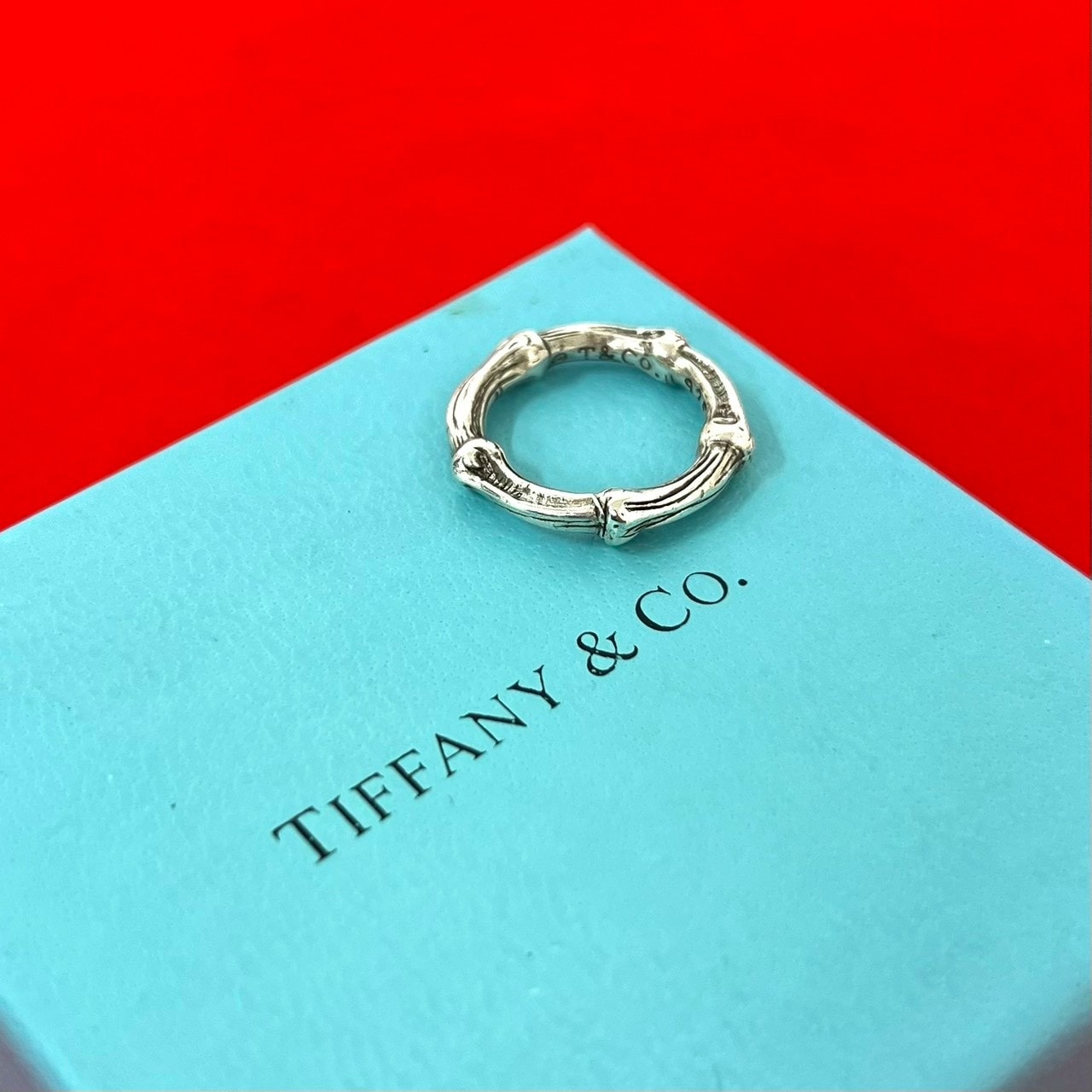 TIFFANY&Co. ティファニー バンブー シルバー925 リング・指輪 7号 シルバー
 47026