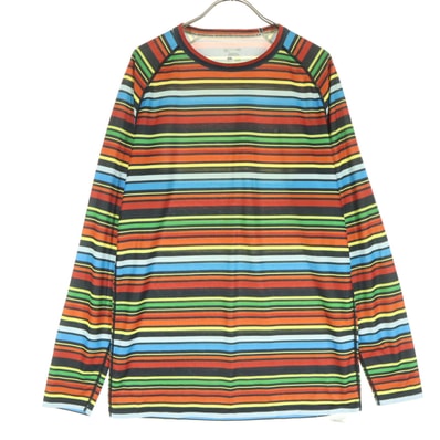 Columbia コロンビア ボーダー柄 長袖 Tシャツ L ロンT