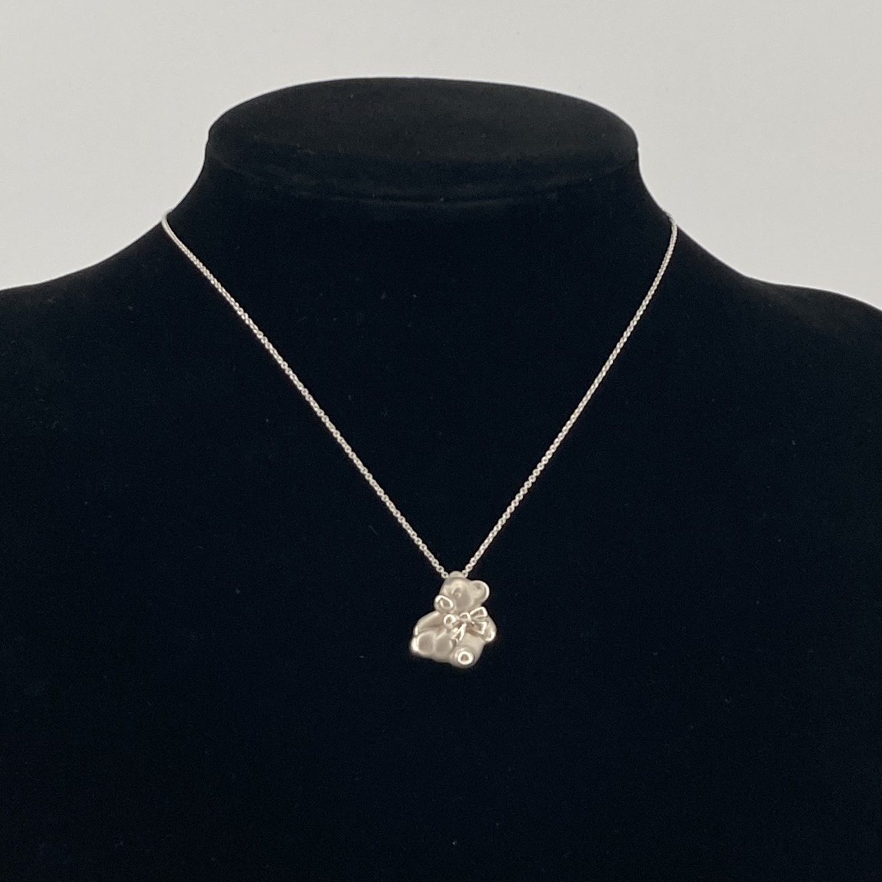 TIFFANY&Co.(ティファニー) テディベアペンダント Ag925 ネックレス 5.12g シルバー