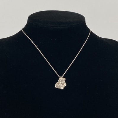 TIFFANY&Co.(ティファニー) テディベアペンダント Ag925 ネックレス 5.12g シルバー