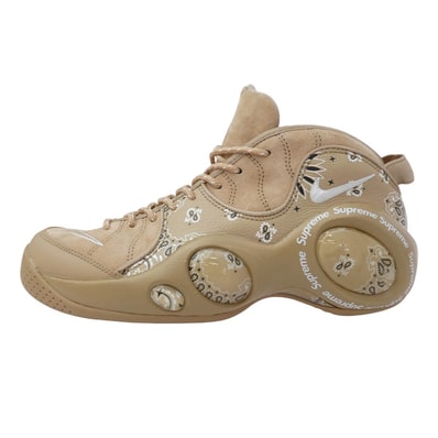 Supreme シュプリーム スニーカー 22SS DJ8604-200 Air Zoom Flight 95 SP Hemp White エア ズーム フライト 95 SP ヘンプ ホワイト スニーカー ベージュ系 26cm【中古】
