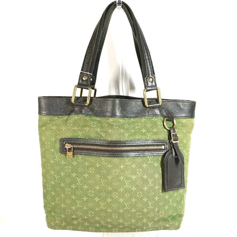 ルイヴィトン LOUIS VUITTON ルシーユGM ルシーユ GM M92681 モノグラムミニ カバン 肩掛け トートバッグ ショルダーバッグ モノグラムミニキャンバス カーキ