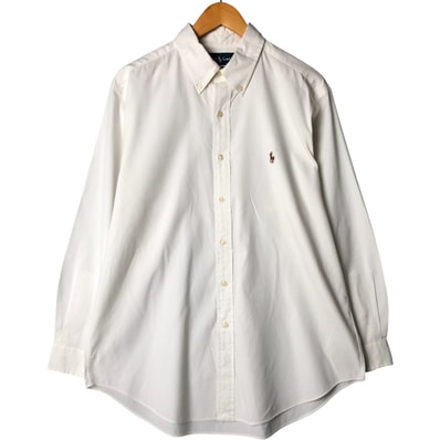 古着 ラルフローレン Ralph Lauren CLASSIC FIT 長袖 ボタンダウンシャツ メンズL相当/eaa587303