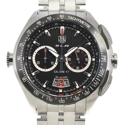 値下 タグホイヤー TAG HEUER CAG2010 SLR キャリバー17 自動巻き メンズ 美品 箱・保証書付き Q#145921