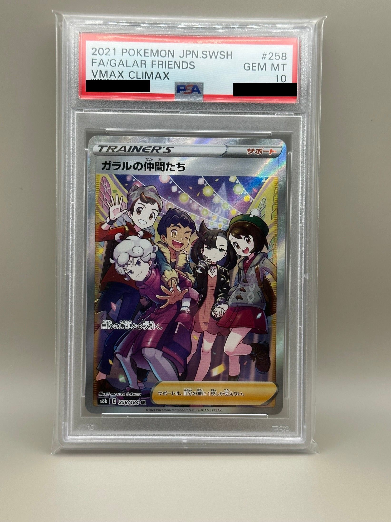 ガラルの仲間たち SR[S8b 258/184](ハイクラスパック「VMAXクライマックス」)