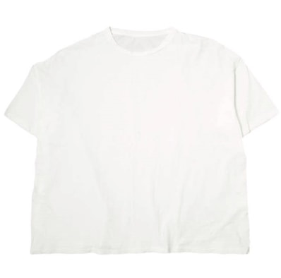 Pilgrim Surf+Supply ピルグリム サーフ+サプライ 22SS 日本製 オーバーサイズクルーネックカットソー 37-04-0160-101 0(S) ホワイト BEAMS 半袖 Tシャツ トップス g21684