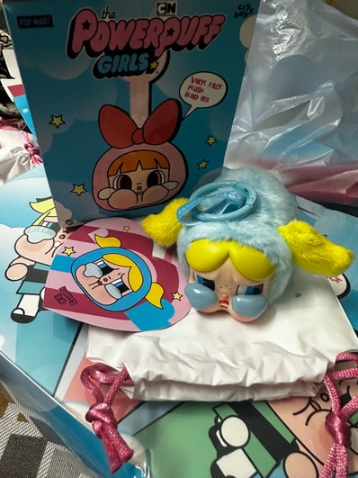 POP MART CRYBABY x Powerpuff Girls Series Plush BUBBLES