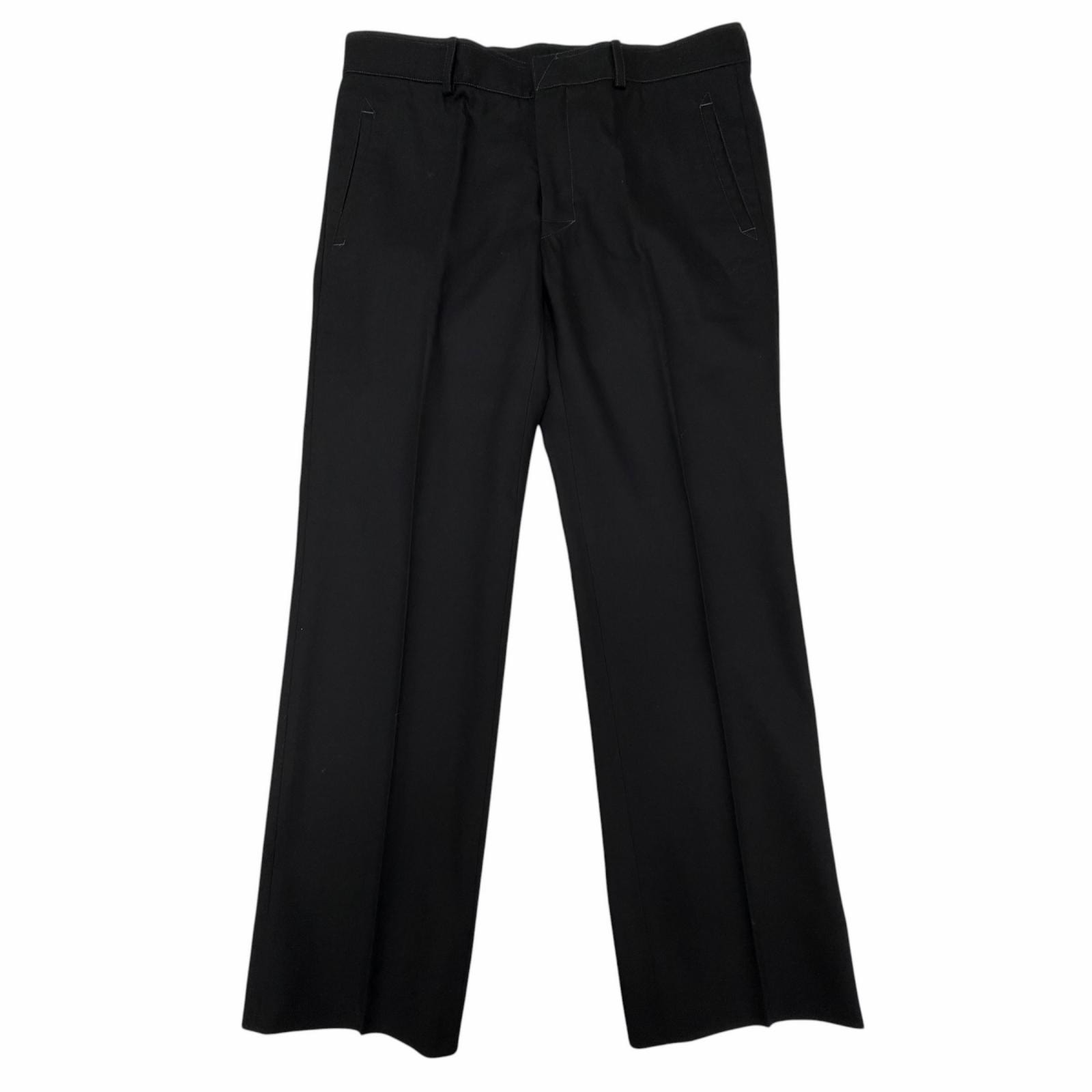 極美品 エルメス パンツ スラックス ブラック メンズ 44