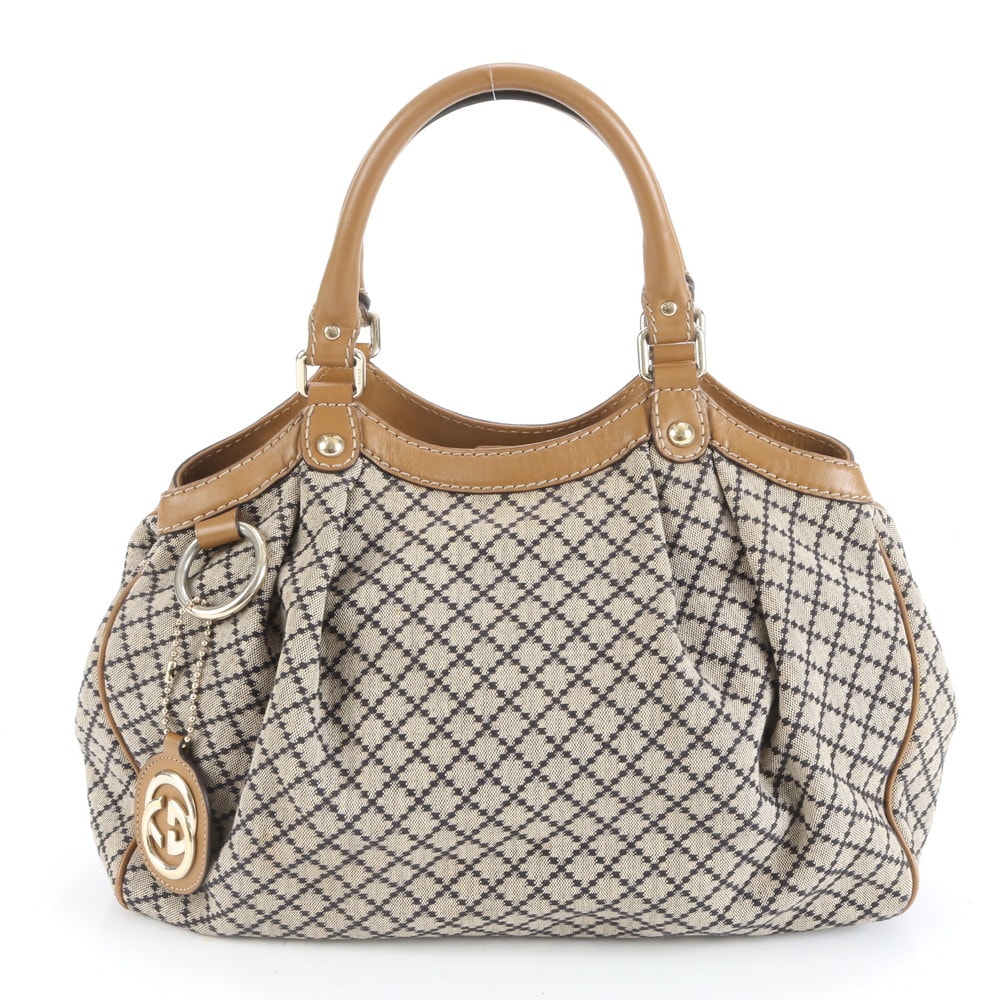 ■極美品 グッチ ディアマンテスーキー 211944 トート バッグ