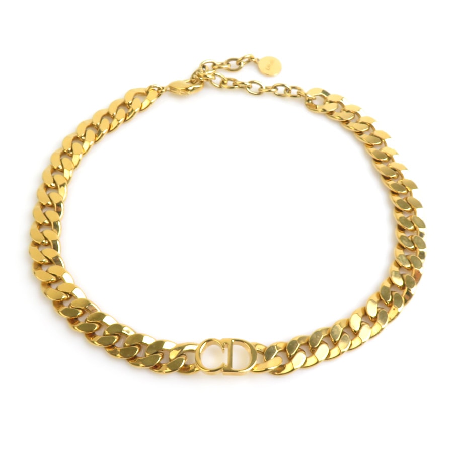クリスチャンディオール Christian Dior チョーカー メタル ゴールド レディース【中古】 h32602b