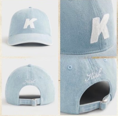 Kith Denim Aaron Classic Cap "Light Indigo"