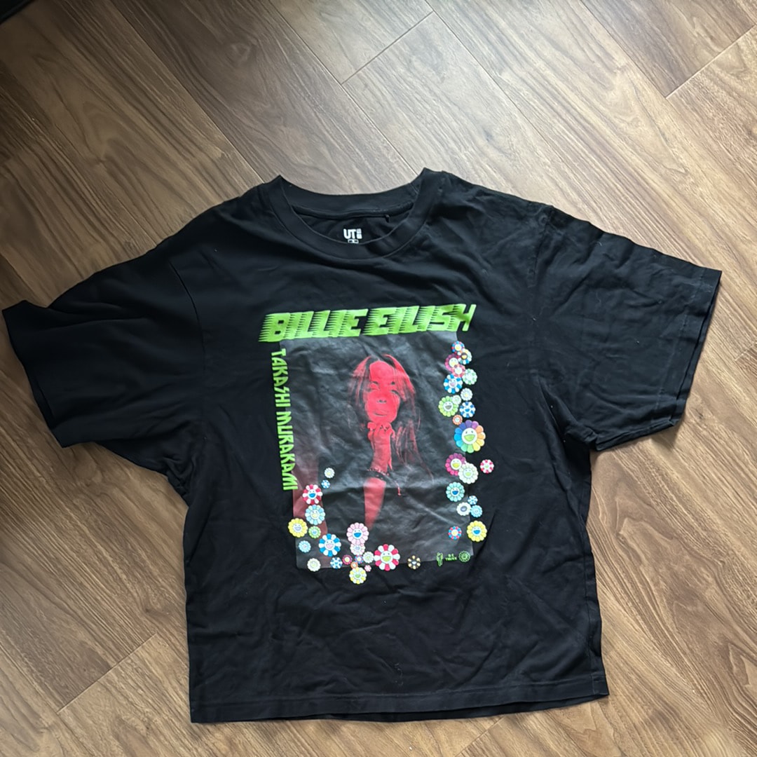 Uniqlo UT Billie Eilish x Takashi Murakami T-Shirt Women "Black"