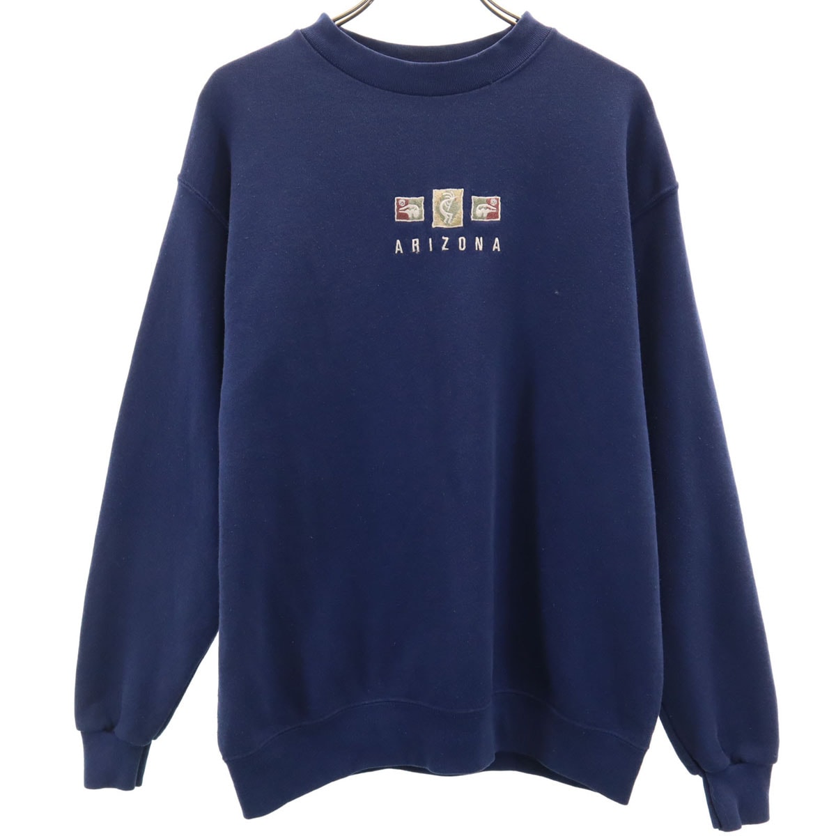 ONEITA オニータ 90s オールド 長袖 スウェット トレーナー M ネイビー 裏起毛