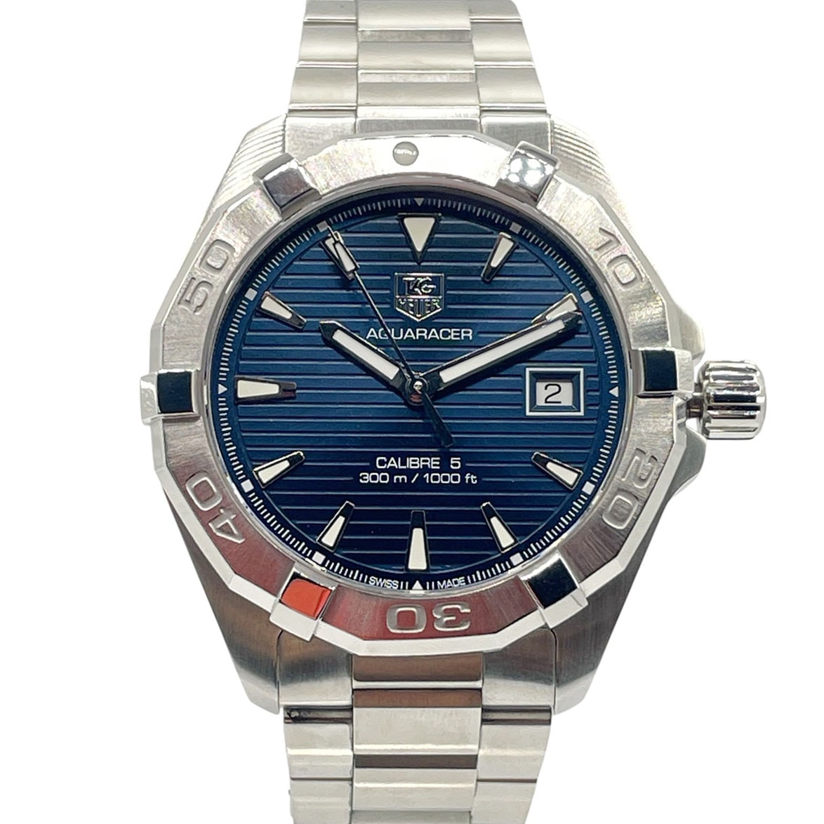 アクアレーサー 300M キャバリー5 腕時計 WAY2112.BA0928 シルバー  メンズ【中古】