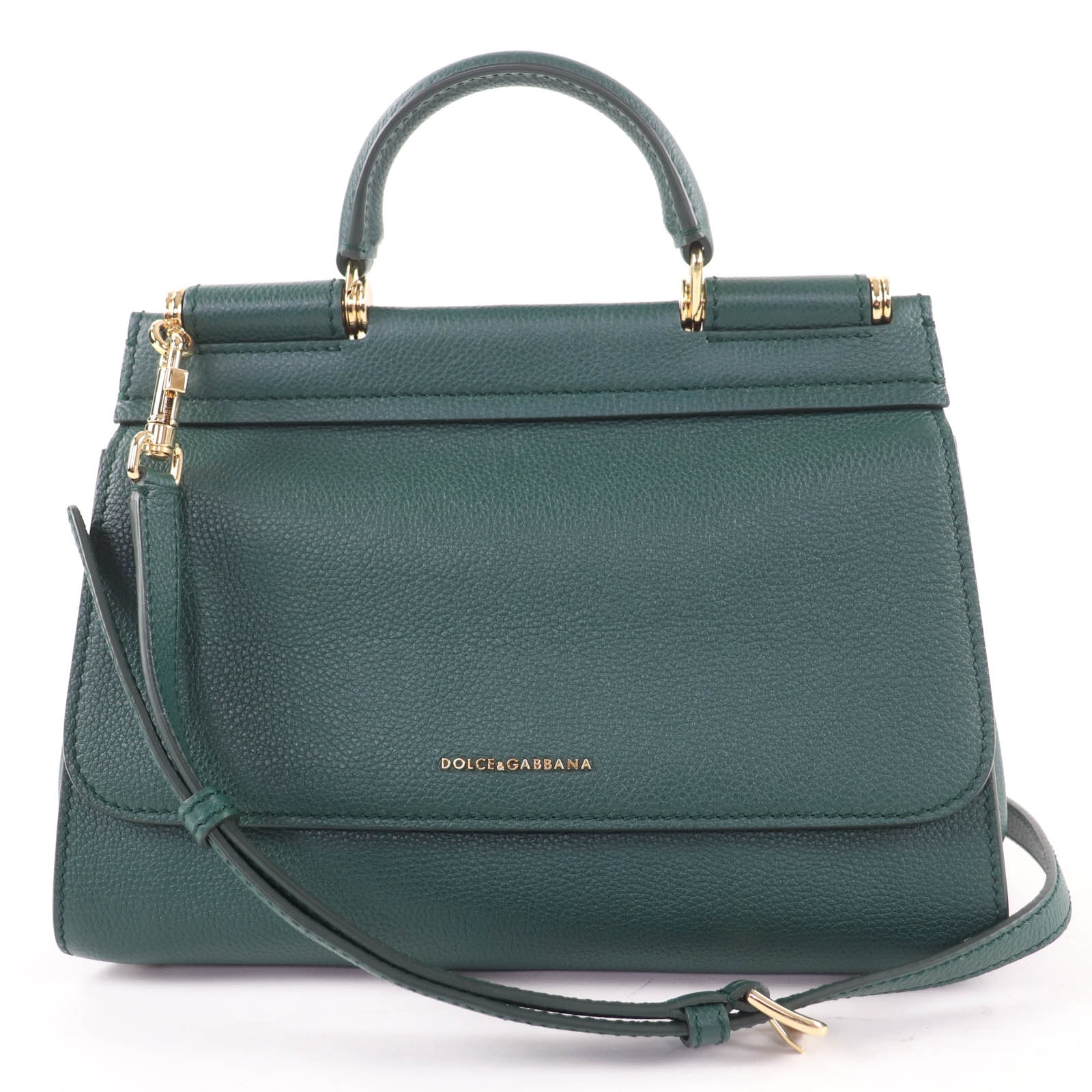未使用品 ドルチェ&ガッバーナ ハンドバッグ グリーン レディース