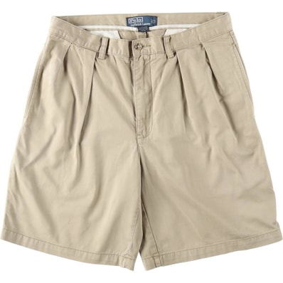 古着 ラルフローレン Ralph Lauren POLO by Ralph Lauren TYLER SHORT ツータック チノショーツ ショートパンツ メンズw35相当/eaa653498