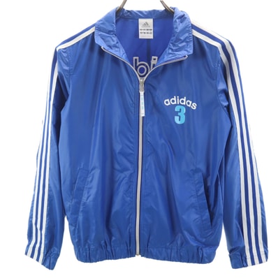 adidas アディダス ウインドブレーカー M ブルー ジャケット