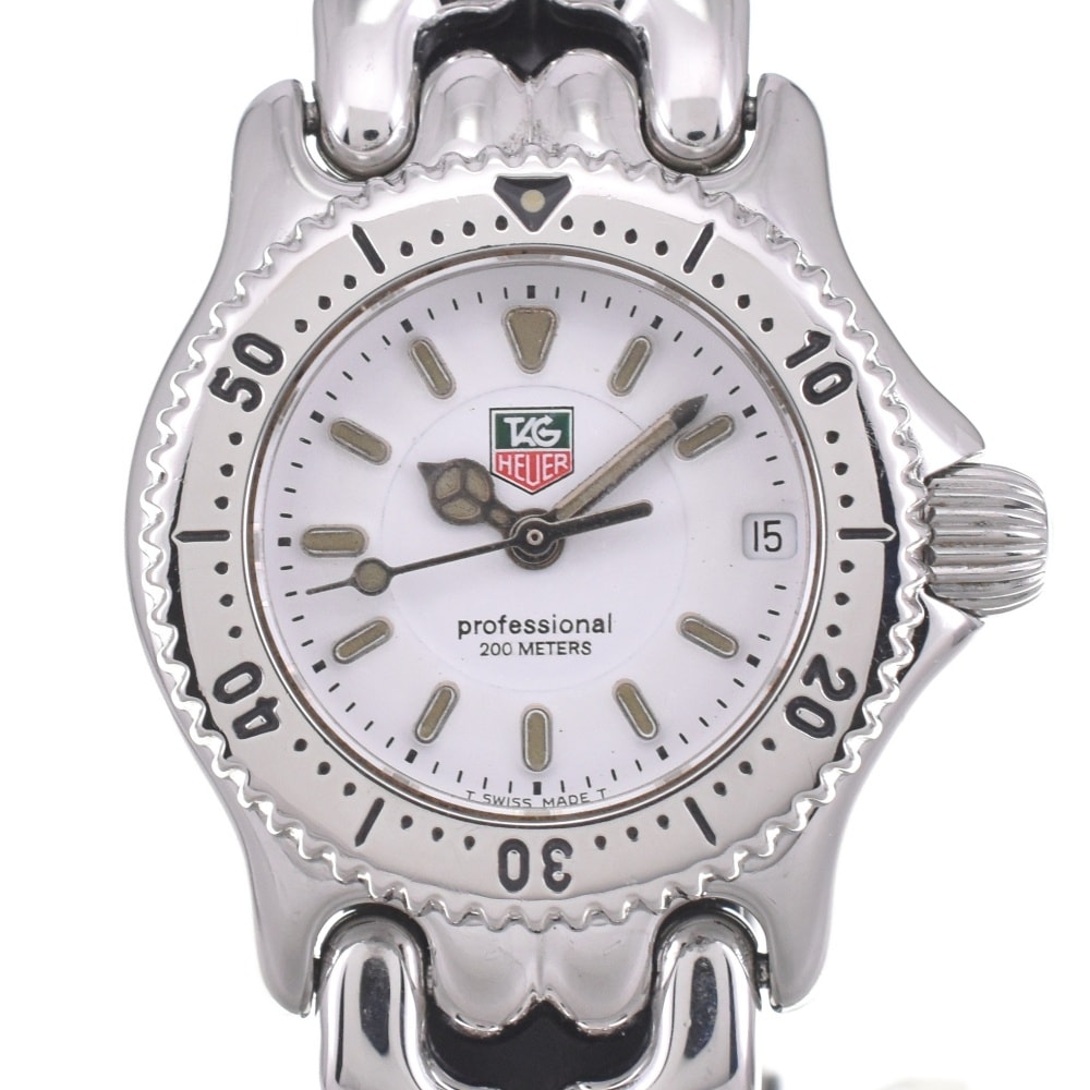 値下 タグホイヤー TAG HEUER WG-1410-0 S/el プロフェッショナル 200M クォーツ レディース 良品 M#143149