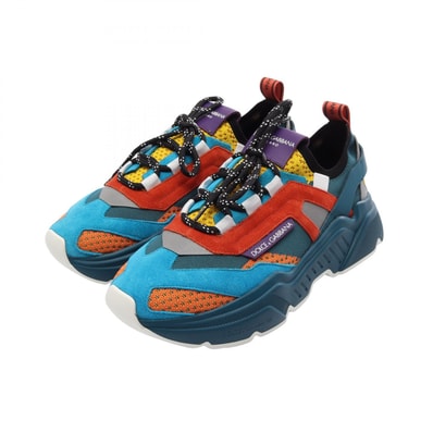 ドルチェアンドガッバーナ DOLCE & GABBANA デイマスター スニーカー 靴 レザー スウェード ファブリック メンズ マルチカラー 【中古】