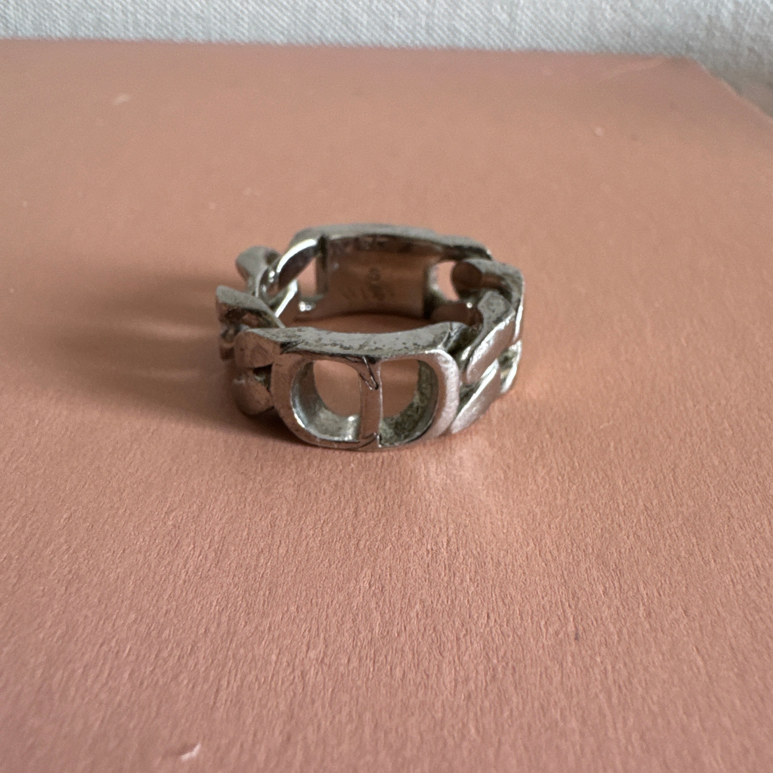 Dior CD ICON Chain Link Ring ”Silver”