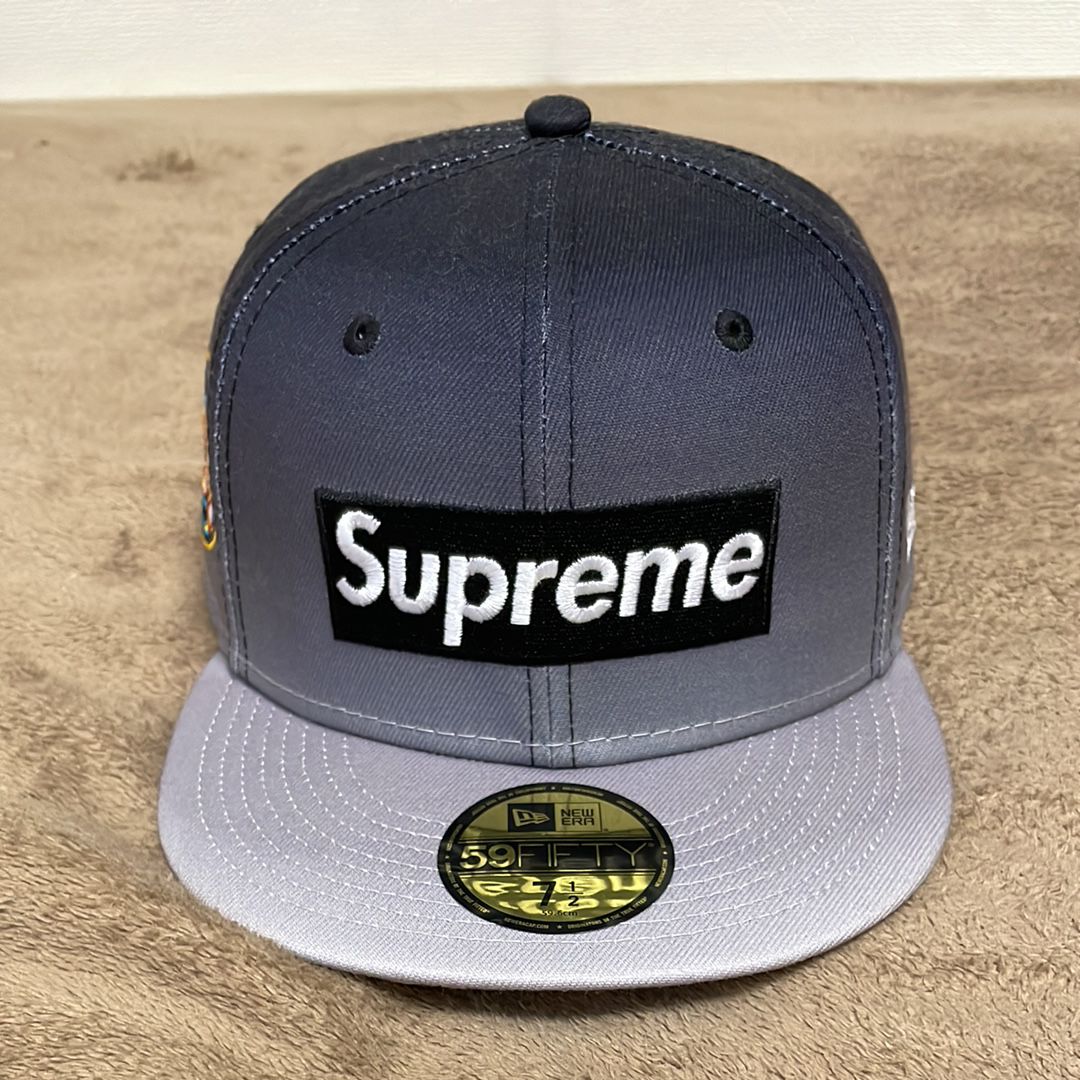 Supreme Gradient Box Logo New Era "Black"