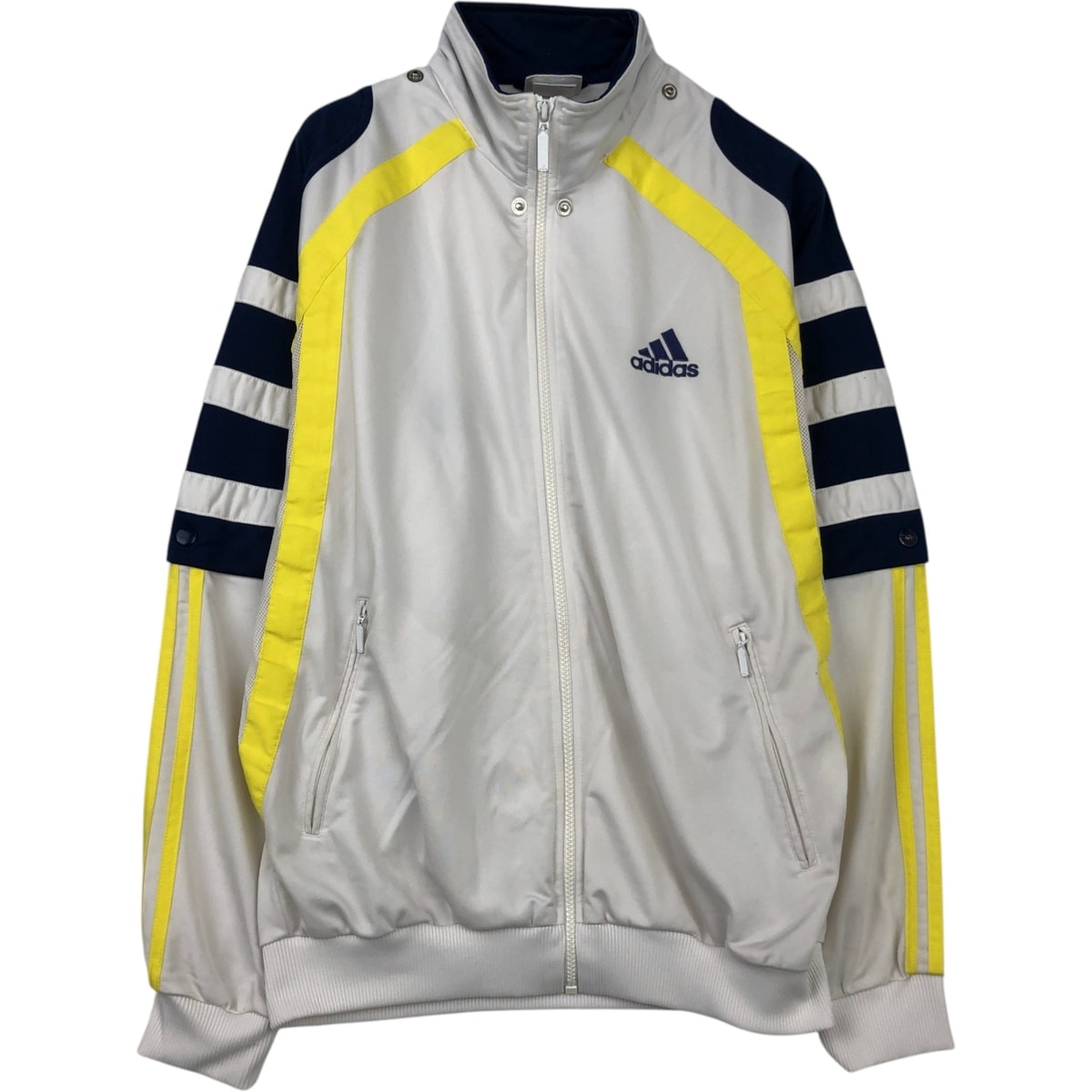 古着 90~00年代 アディダス adidas バックロゴ 2WAY ジャージ トラックジャケット メンズM相当/eaa619725
